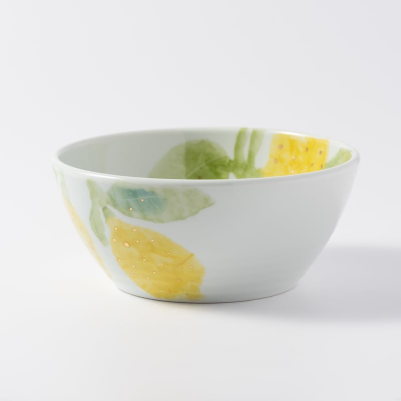 レモン/サラダボウルL | 砥部焼｜東窯 HIGASHIGAMA 公式オンラインストア