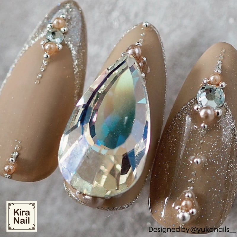 KiraNail グロスドロップストーン 2個入 | Kira Nail