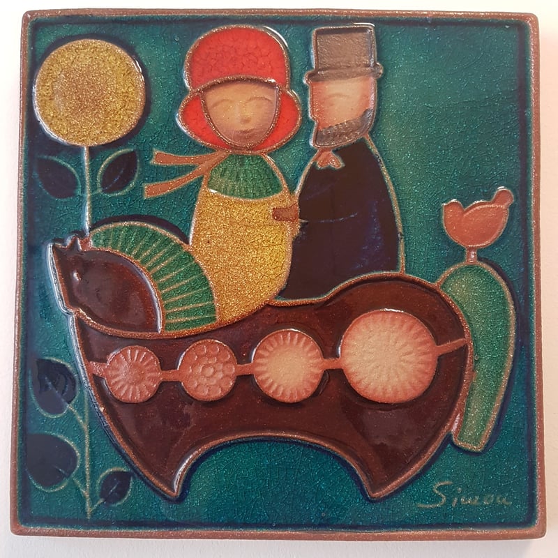 Soholm》優雅な散歩の陶板【Joseph Simon】 | sugallery