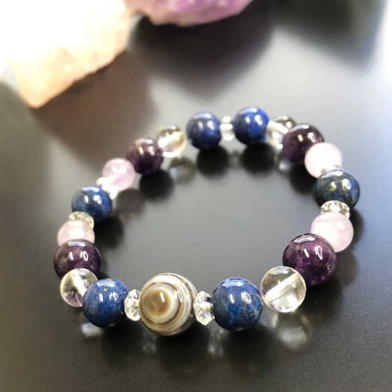 厄除けブレスレット HL-2386【パワーストーン 魔除け 厄除け 浄化 開運