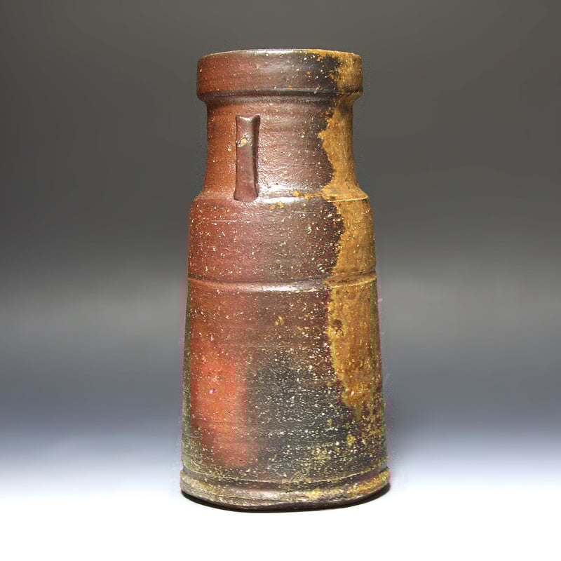 人間国宝 藤原啓 備前花入 共箱 | HIYOSHIDO