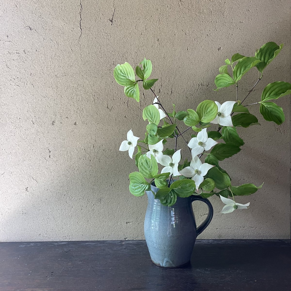 倉敷堤窯 武内真木 ピッチャー（呉須釉） | Linné