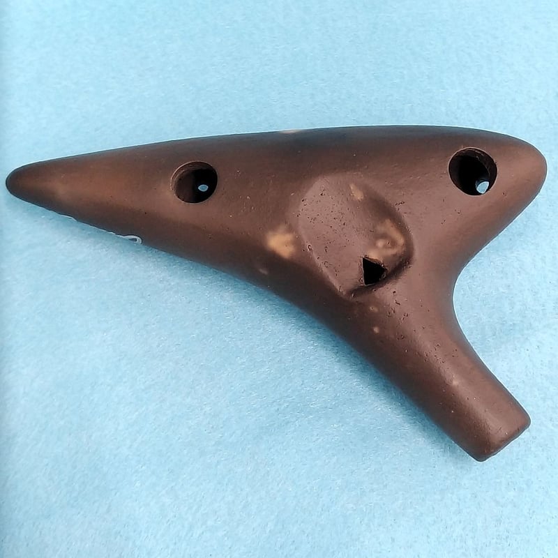 ティアーモ オカリナ ソプラノF シングル管 黒陶シリーズ 合奏モデル