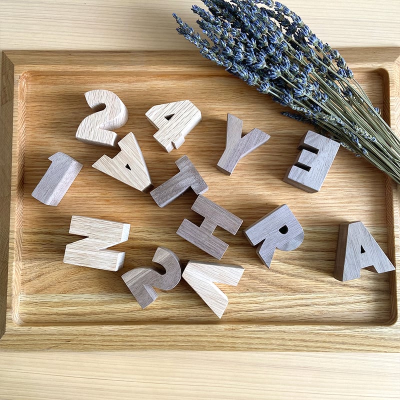 ○アルファベットオブジェ | Luumu suemokko