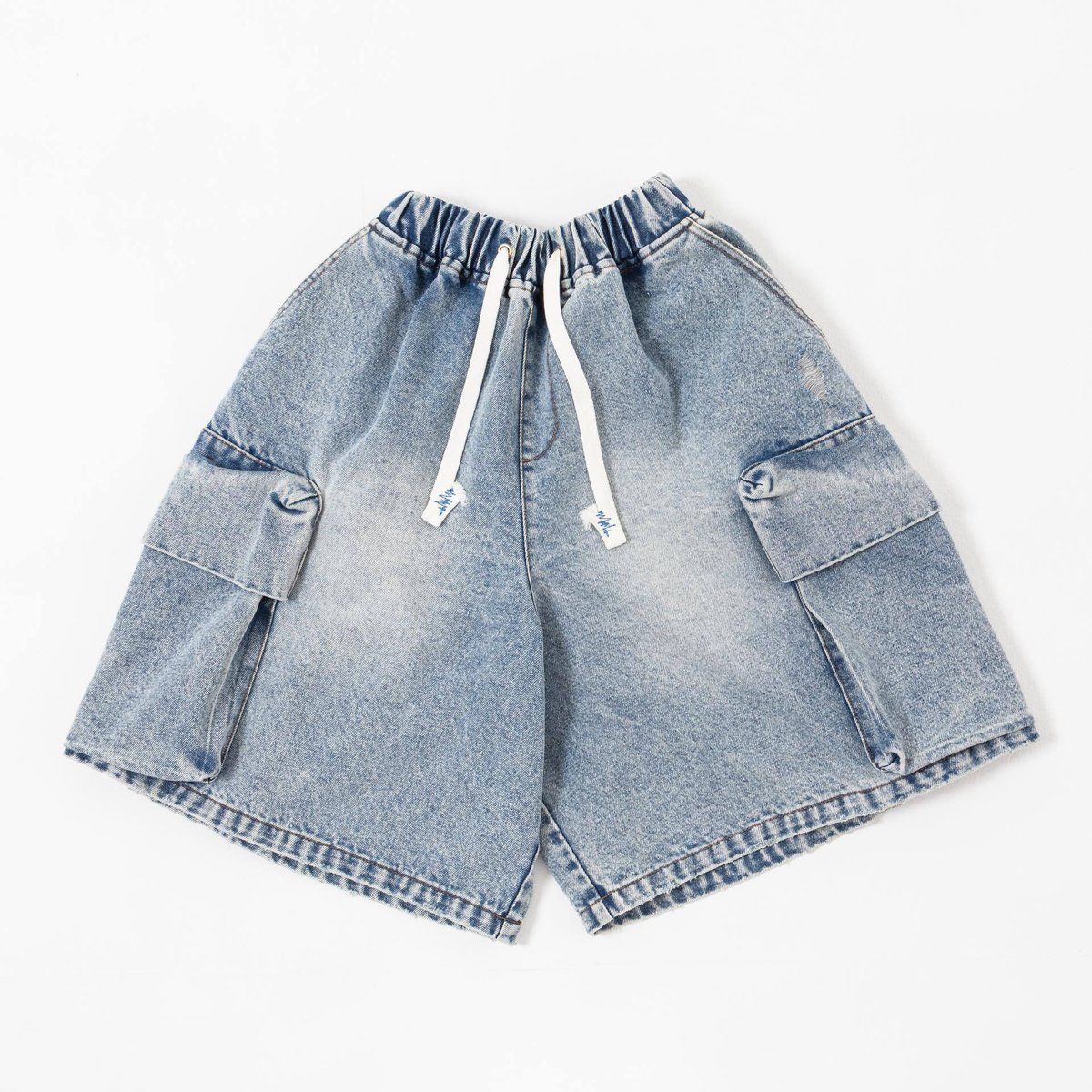 DENIM HALF PANTS - ブリーチ | harapeco Store
