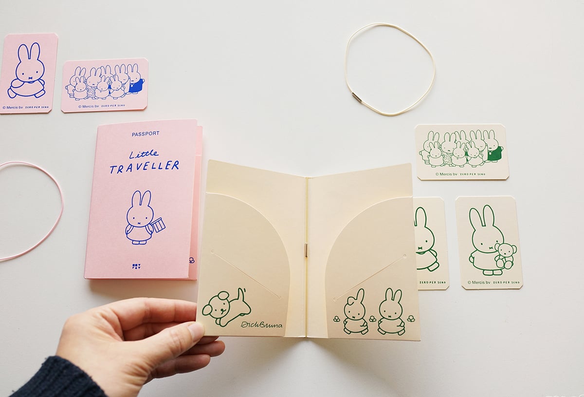MIFFY pink | Miffy Passport cover 2 | ZERO PER