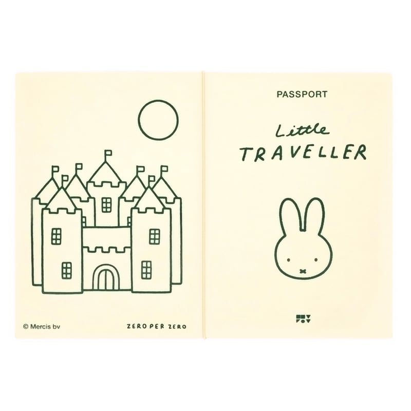 MIFFY beige | Miffy Passport cover 2 | ZERO PER