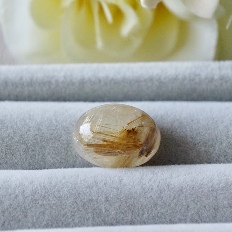 受注制作】△ルチルクォーツ 7号〜フリーサイズリング シルバー925