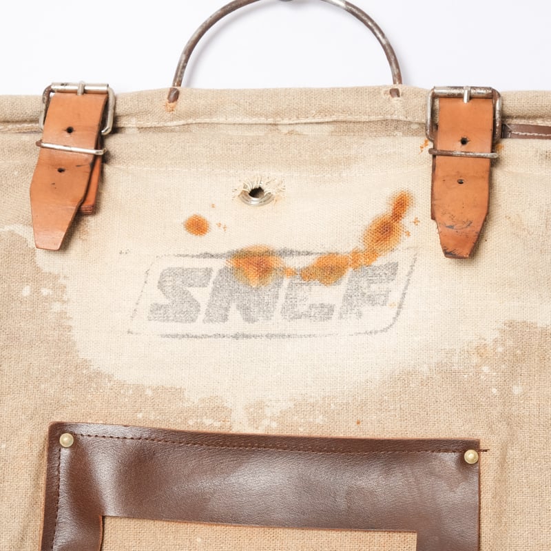 France Vintage SNCF Linen Shoulder Bag | Ugla パ