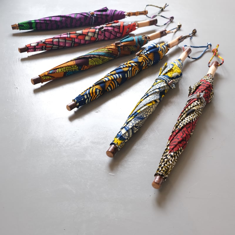 bonbonstore アフリカンバティック長傘（日傘）BON-21014 NO:11 | geep