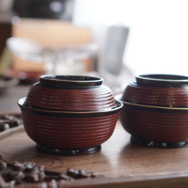 漆器椀 蓋付き 漆器 吸物椀 金 蒔絵 汁椀 明治 和食器 アンティーク