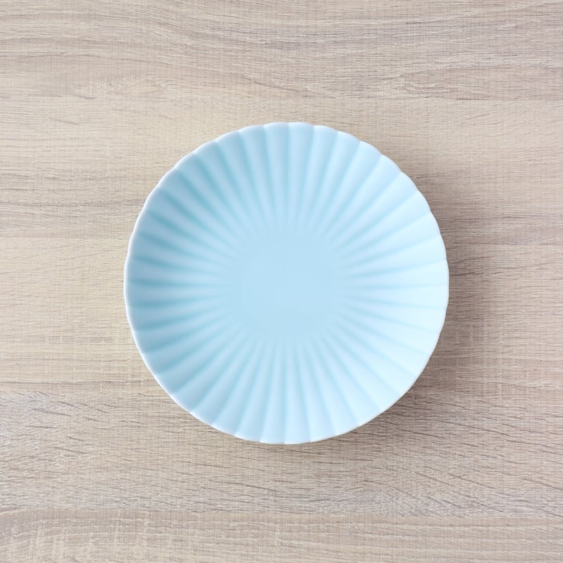 畑萬陶苑 モイスト青磁 菊割皿 15cm / 19cm | 和食器通販 有田焼 山忠