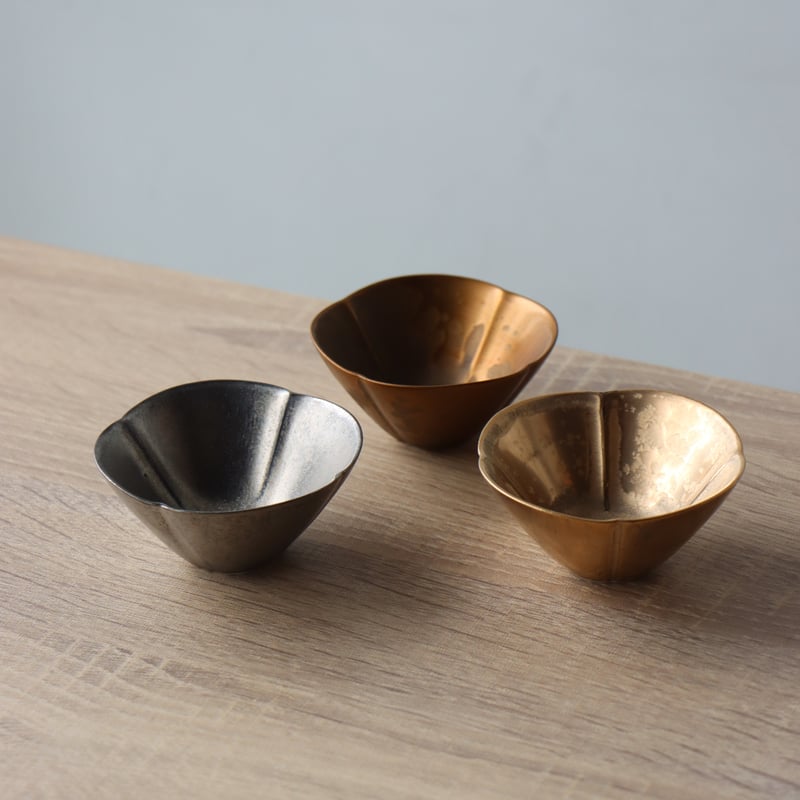 花型盃 copper / silver / gold | 和食器通販 有田焼 山忠｜おしゃれで