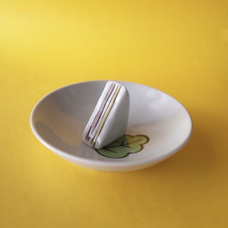 今江未央／IMAE Mio「九谷焼立体豆皿 パン」 | オトメの金沢 陳列室