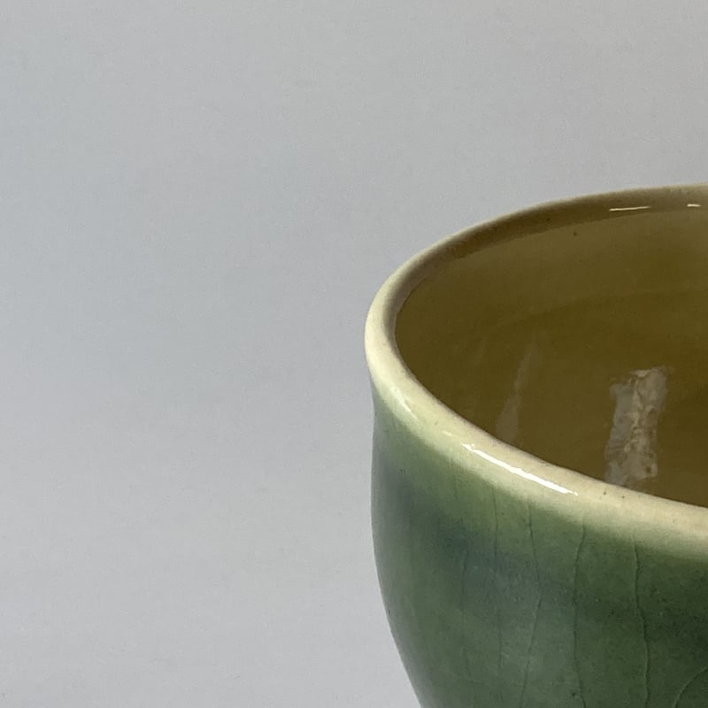 カフェオレボウル 緑（03） | 出西窯 on-line STORE