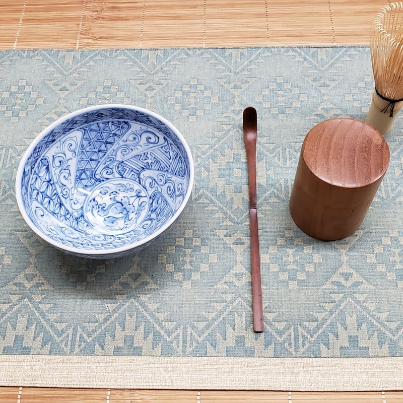 美濃焼 青山禮三氏作 染付抹茶碗 一品作 | つちや陶器店