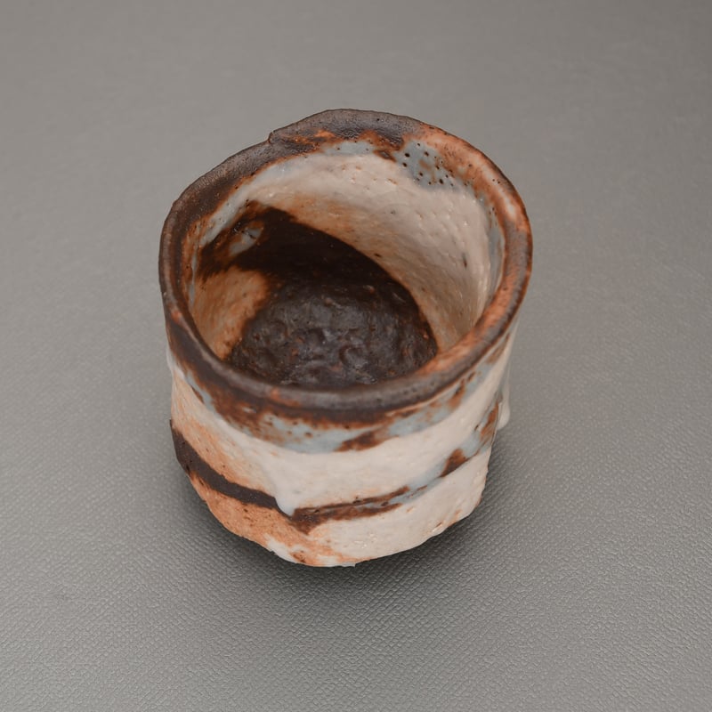 鈴木伸治：練上志野ぐい呑 /B-18 | 市之倉さかづき美術館 ギャラリー宙