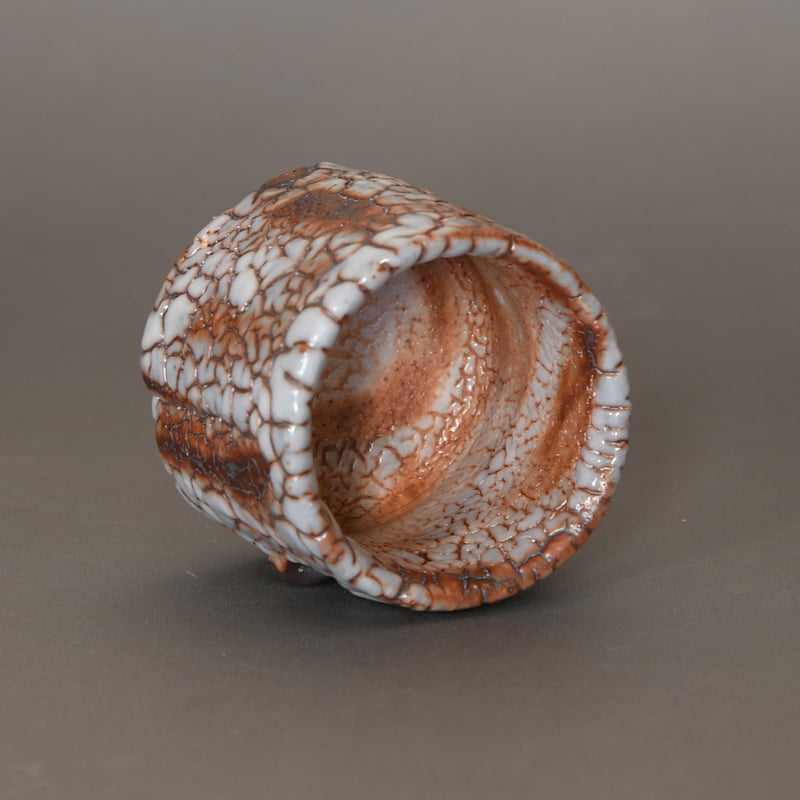 鈴木伸治：鼠志野ぐい呑 /B-20 | 市之倉さかづき美術館 ギャラリー宙