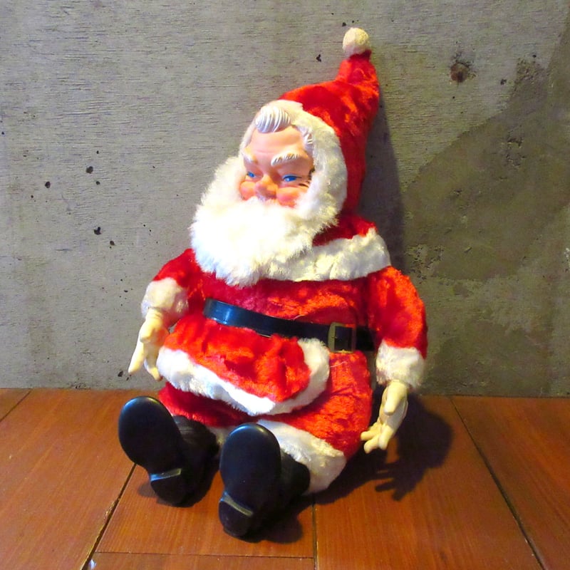 ビンテージ50's○ラバーフェイスサンタクロースラージサイズドール