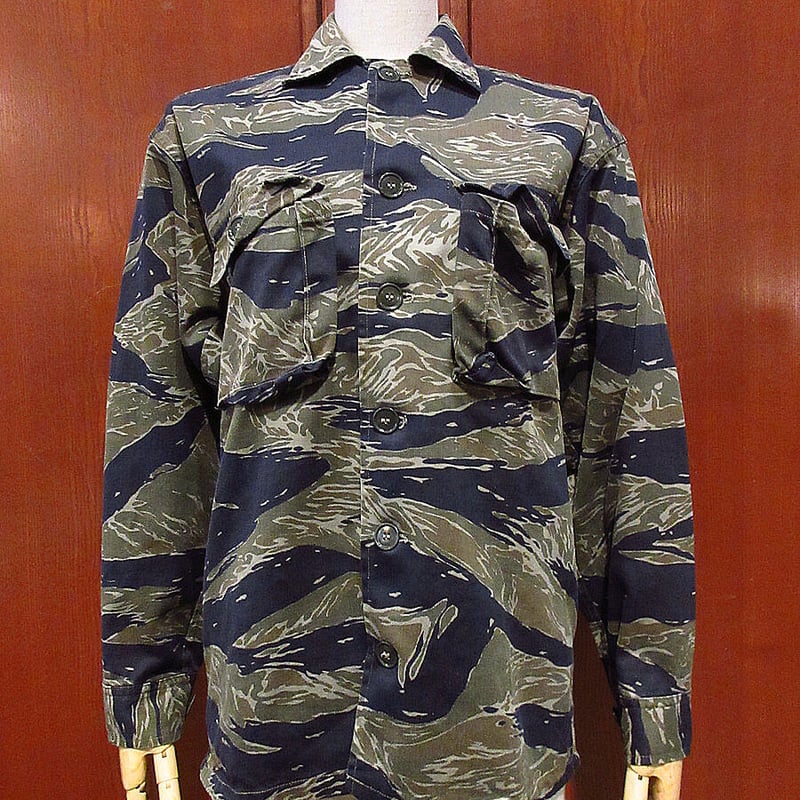 ビンテージ60's○タイガーストライプアドバイザーズデンスパターン