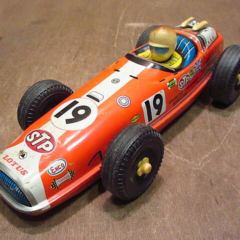 ビンテージ60's○ブリキF1レーシングカー○201025n8-otclct 1960s玩具お