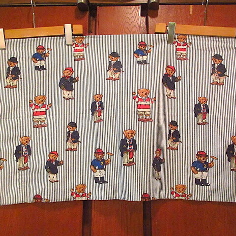 Ralph Laurenポロベア総柄ピローケース2点セット○200918f8-otclctラル