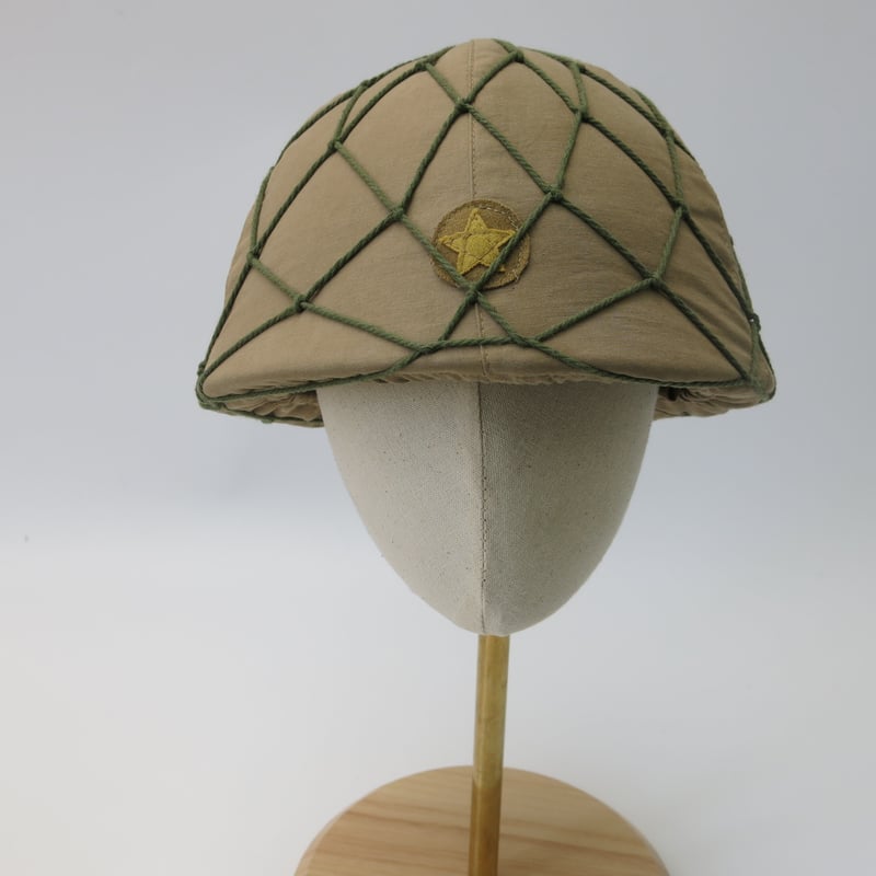 日本陸軍 九〇式鉄帽鉄帽覆い他一式 ヘルメット 鉄兜 前期型 精密複製