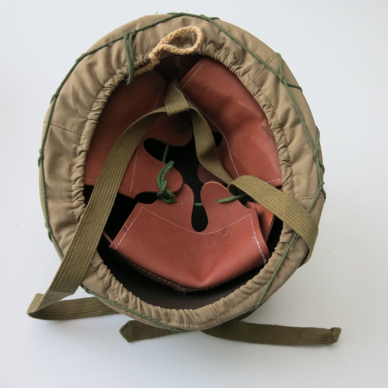 日本陸軍 九〇式鉄帽鉄帽覆い他一式 ヘルメット 鉄兜 前期型 精密複製