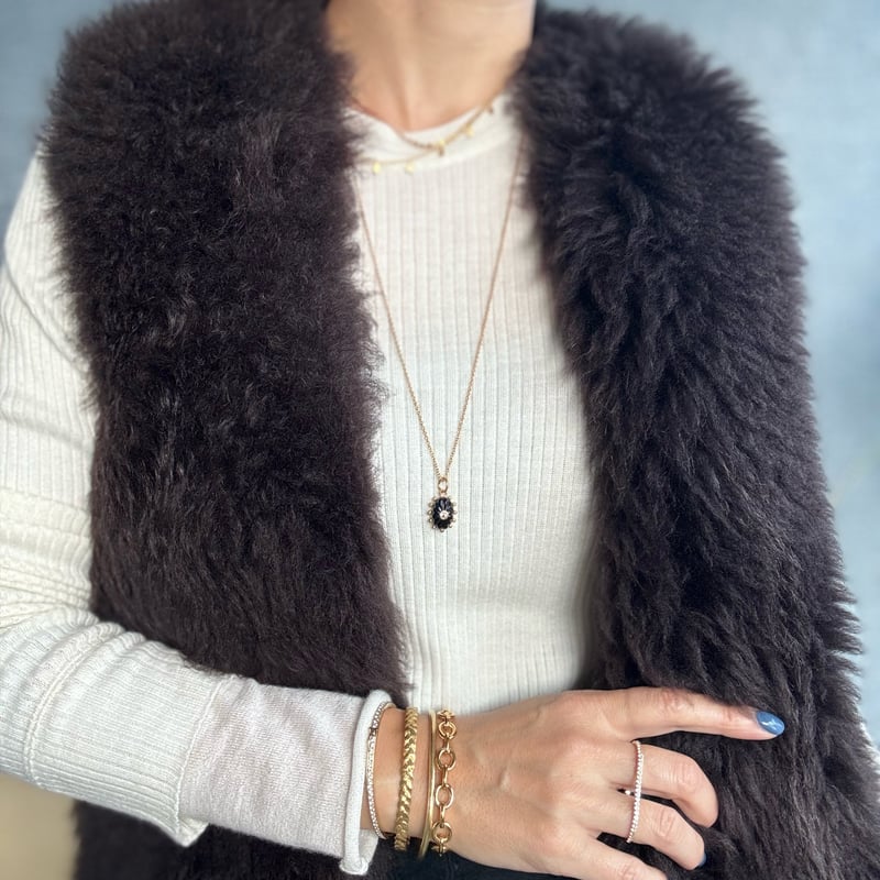 オニキスカーヴィングペンダント | La Soeur