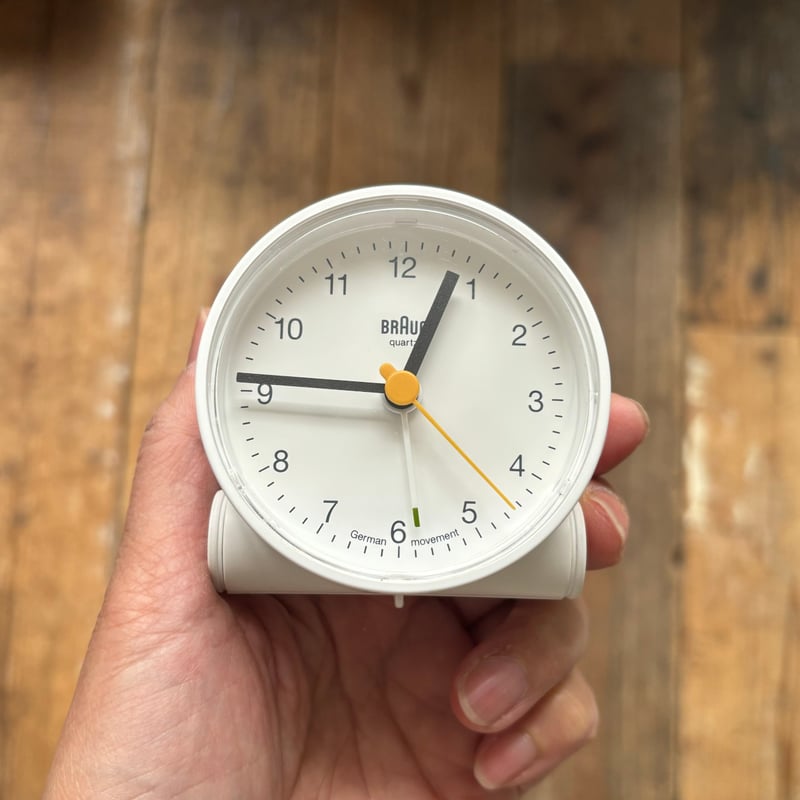 braun Alarm Clock white BNC001 WHWH | retro number