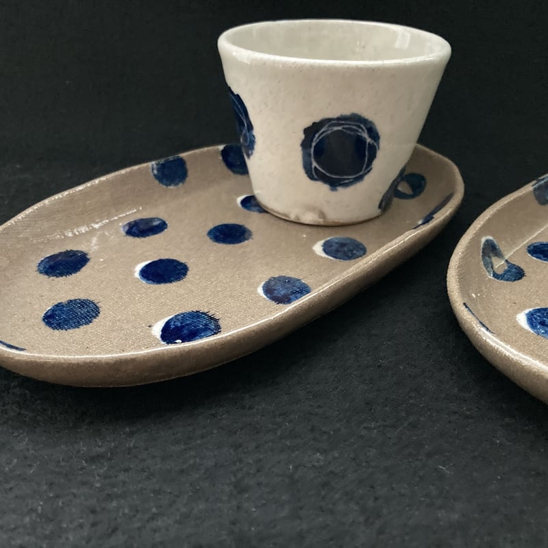 だ円形皿 2枚セット | 亀翁窯分室 / Gallery Kiou-Gama