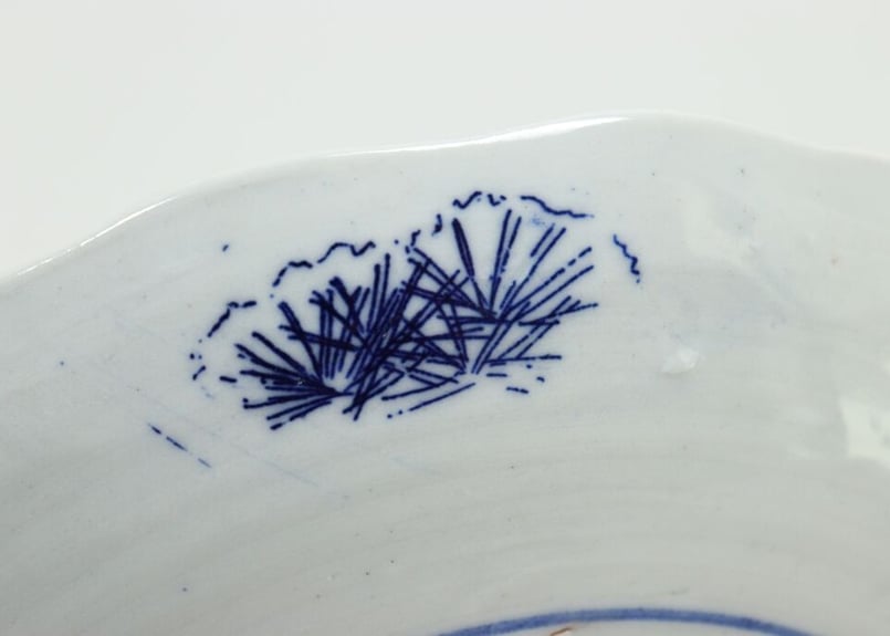 明治後期~大正銅判浦島太郎図8寸皿 | 吉祥寺PukuPuku