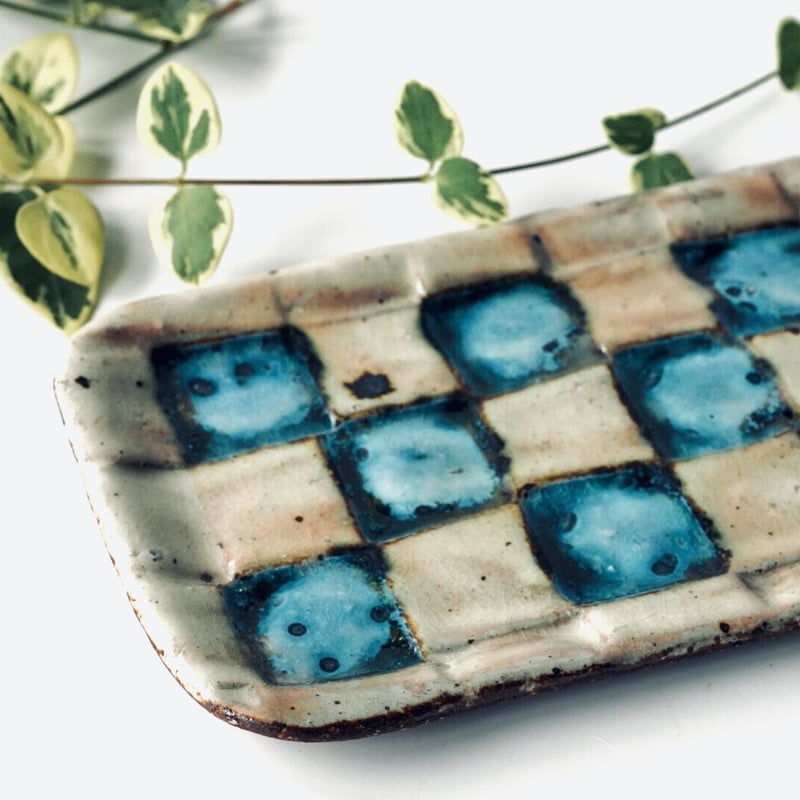 青市松皿 (長方形) | syunbougama