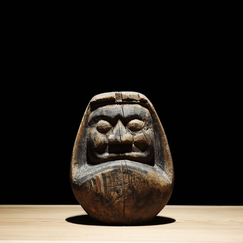 木彫 達磨 | 古物屋 壱両