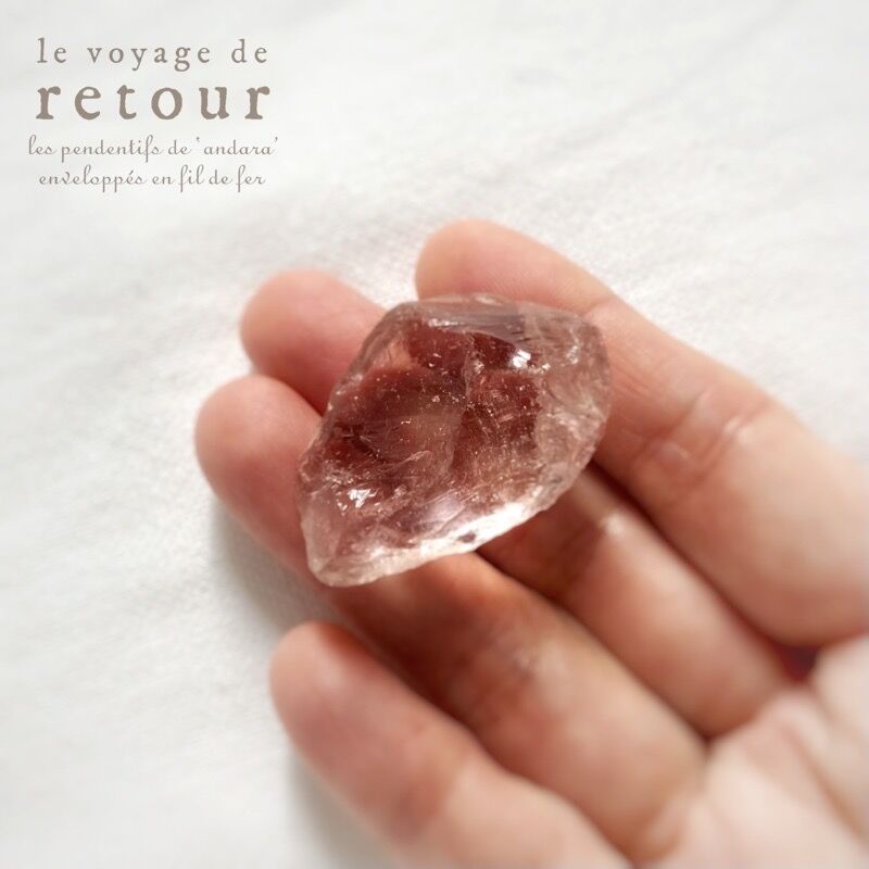 シエラ産 ピーチピンクアンダラ | le voyage de retour