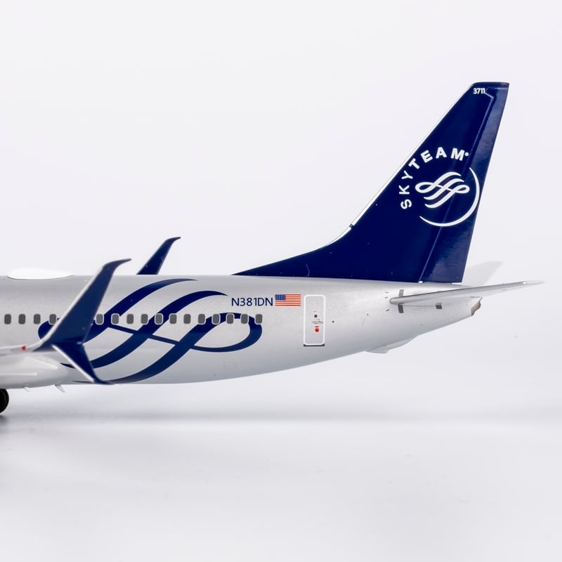 お取り寄せ商品】1/200 737-800/w デルタ航空「スカイチーム特別塗装機