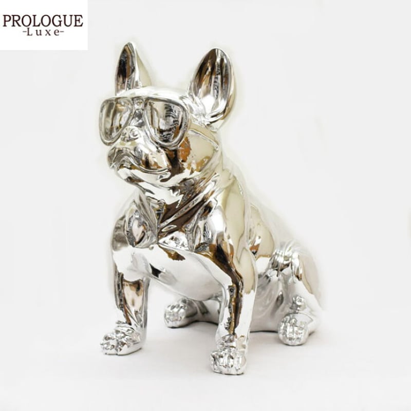 ヴィンテージ ブルドッグ ブロンズオブジェ 】パグ・フレブル・ブル