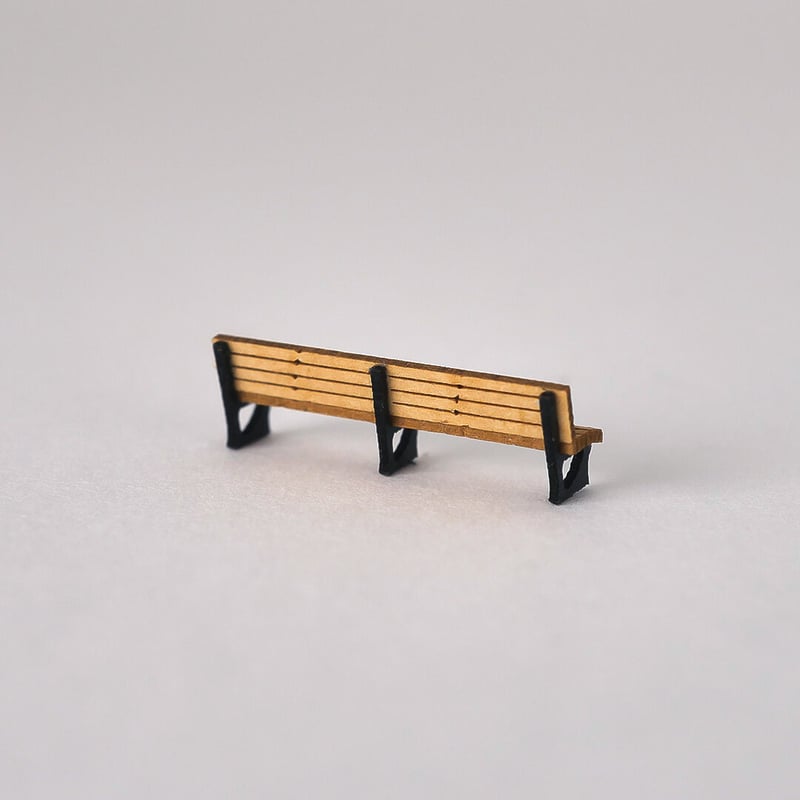 4人掛けベンチ B（9個セット） | 東京ジオラマファクトリー オンライン