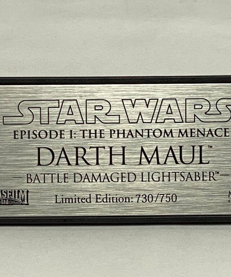 1/1レプリカ ライトセイバーシリーズ EP1 TFM ダースモールBD LE & FXセ