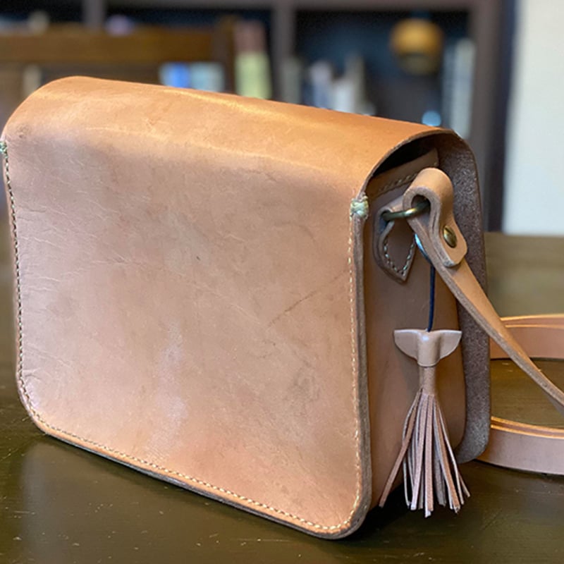 レザーショルダーバッグ/手縫い/一点もの | 作家作品の発表・販売の場