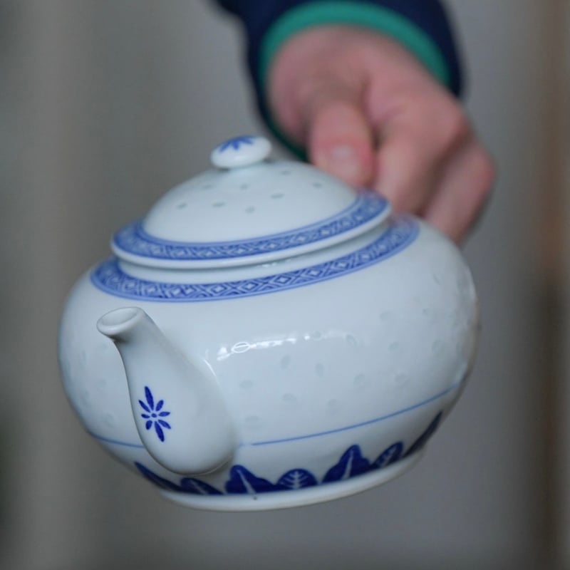 景徳鎮 ティーポット・カップ＆ソーサーセット | 安濃古道具店