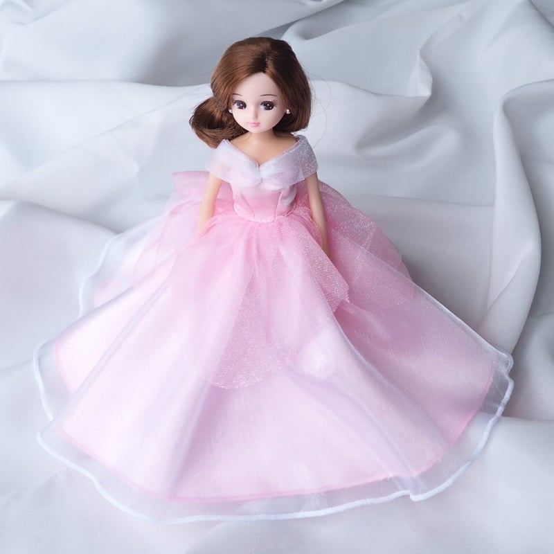 22cmドール服 プリンセスドレス ピンク 247 | icocca webshop