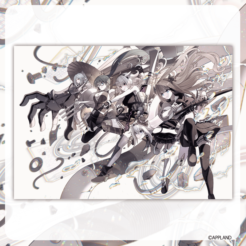 どっとライブ1期生7周年記念グッズ】キャラファイングラフ | APPLAND