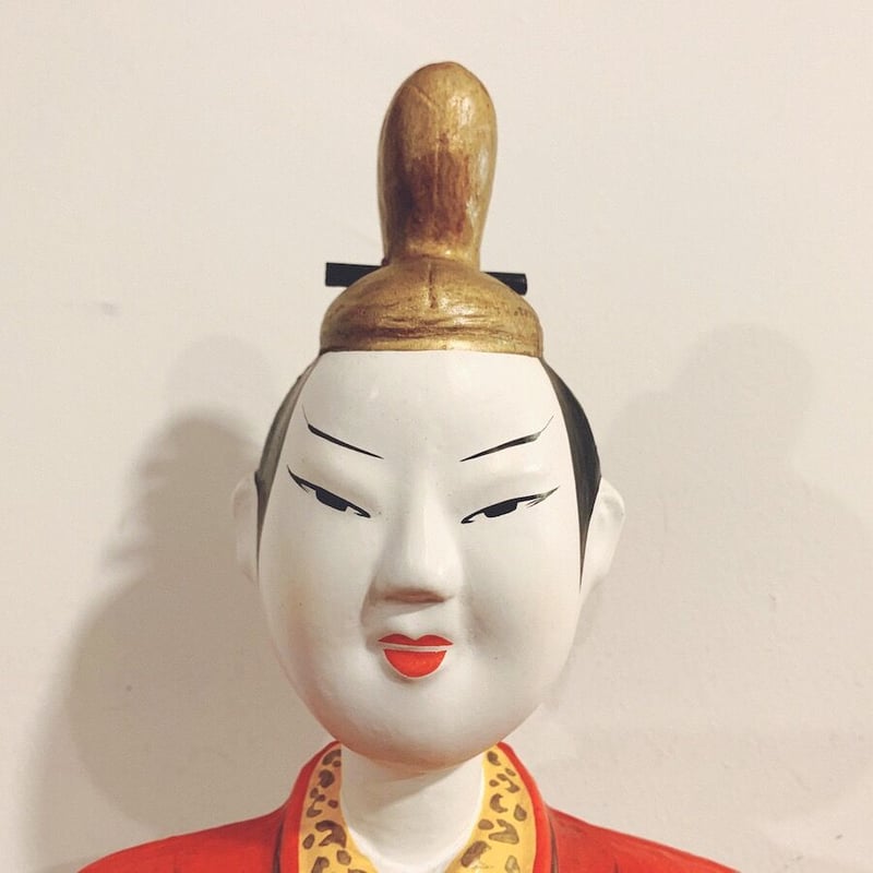 三次人形『特大・台付座天神』 | 象々の郷土玩具