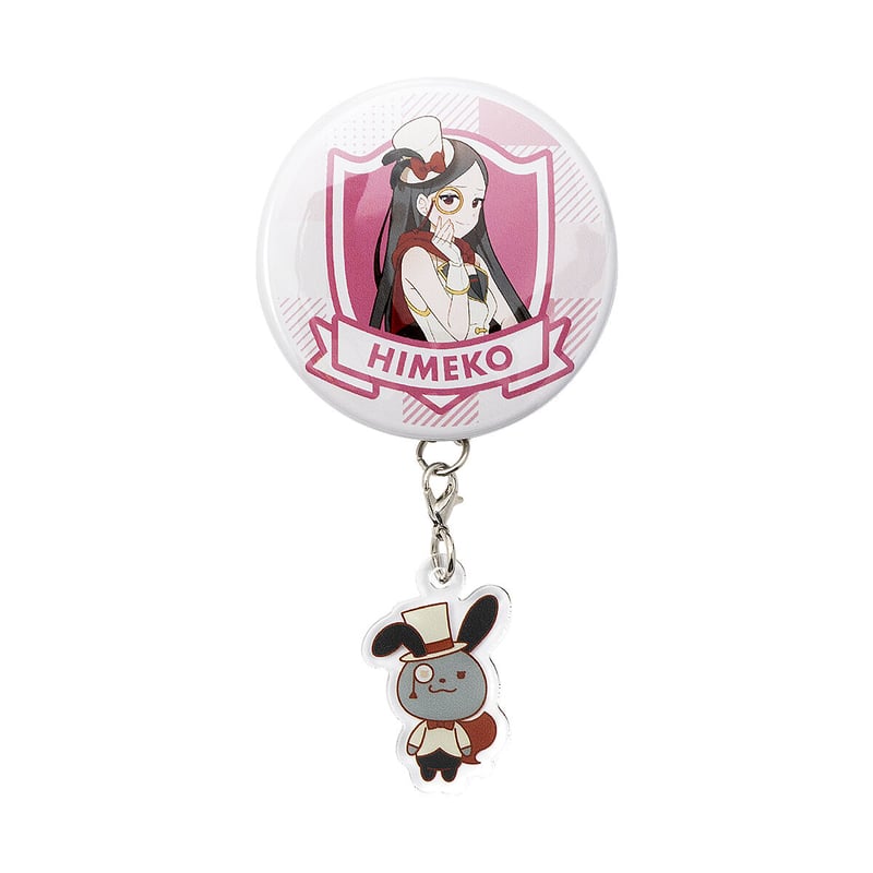 ゆらゆらアクキー缶バッジ（姫子） | Project Rabbie Online Shop