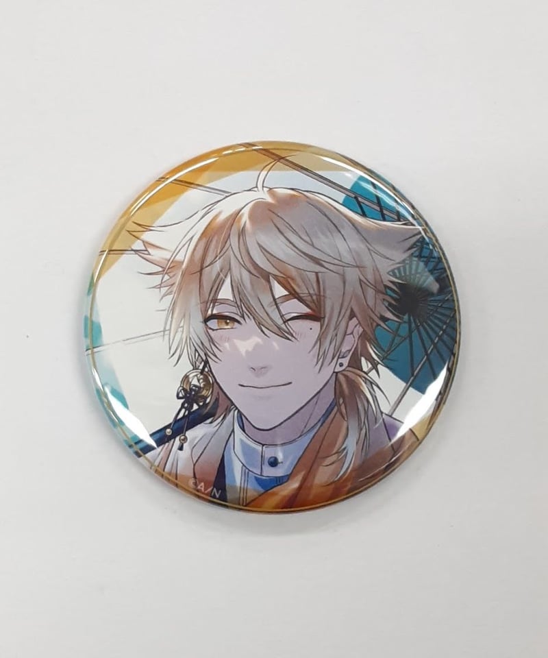 キズ有】にじさんじ 伏見ガク ウィンターデート2021 缶バッジ