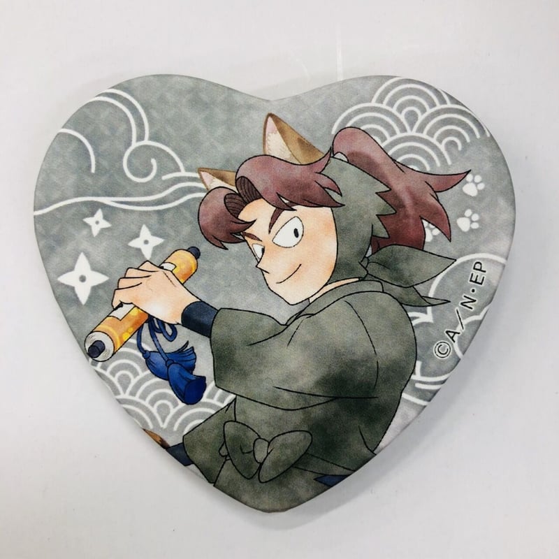 忍たま乱太郎 山田利吉 ナンジャタウン ハート型缶バッジコレクション