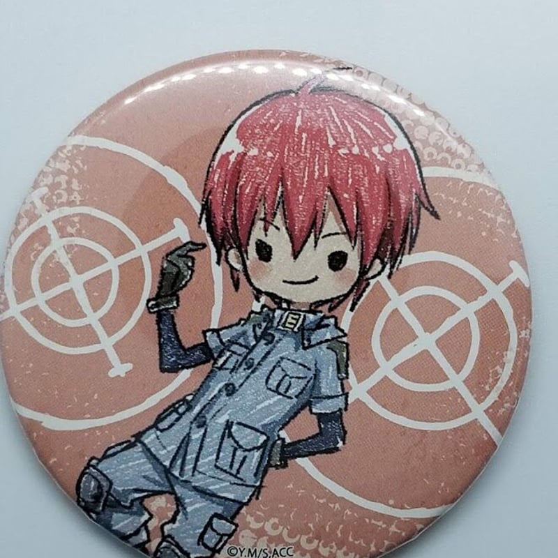 暗殺教室 赤羽業 グラフアート缶バッジ | K-BOOKS 池袋 2次元グッズ通販