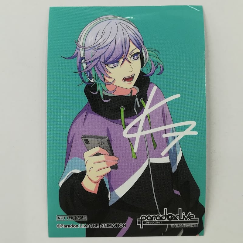 Paradox Live 矢戸乃上珂波汰 描き下ろしステッカー(サイン) | K-BOOKS
