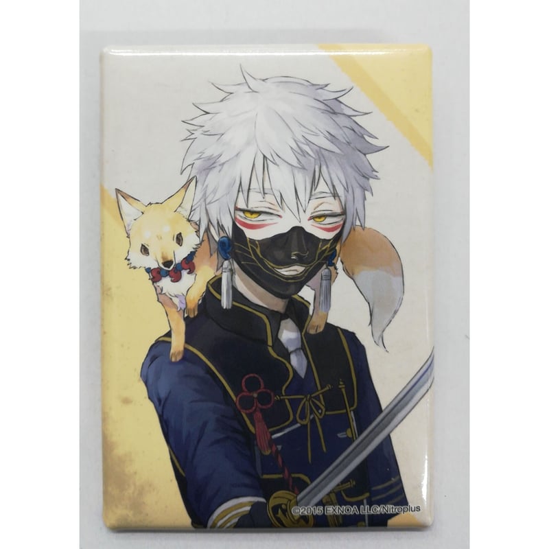 イタミ有】刀剣乱舞 鳴狐 戦闘 スクエア缶バッジ | K-BOOKS 池袋 2